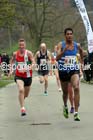 Joshua Grace (Aldershot Farnham and District) and Paulo Pinheiro (Morpeth) on the 6th leg of the National 12 Stage Relay, National 12 and 6 Stage Relays, Sutton Park, Birmingham. Photo: David T. Hewitson/Sports for All Pics